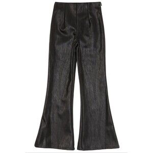 Chelsea & Violet Girls Coated black Flare Pants size xLarge 16 western cowgirl